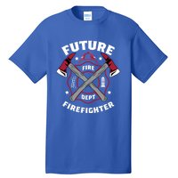 Future Firefighter Volunteer Firefighter Cute Gift Tall T-Shirt