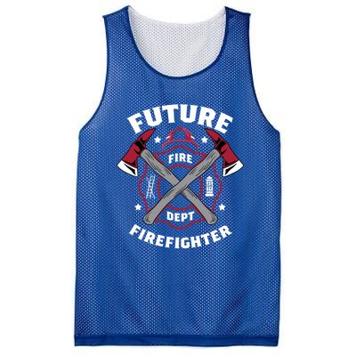 Future Firefighter Volunteer Firefighter Cute Gift Mesh Reversible Basketball Jersey Tank