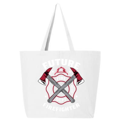 Future Firefighter Volunteer Firefighter Cute Gift 25L Jumbo Tote