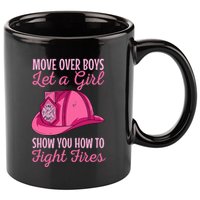 Firewoman Firefighter  Volunteer Firefighting Rescuer 11oz C Handle Ceramic Mug