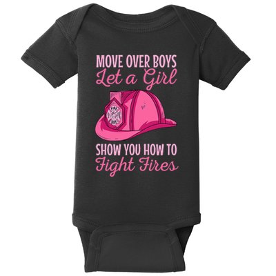 Firewoman Firefighter  Volunteer Firefighting Rescuer Baby Bodysuit