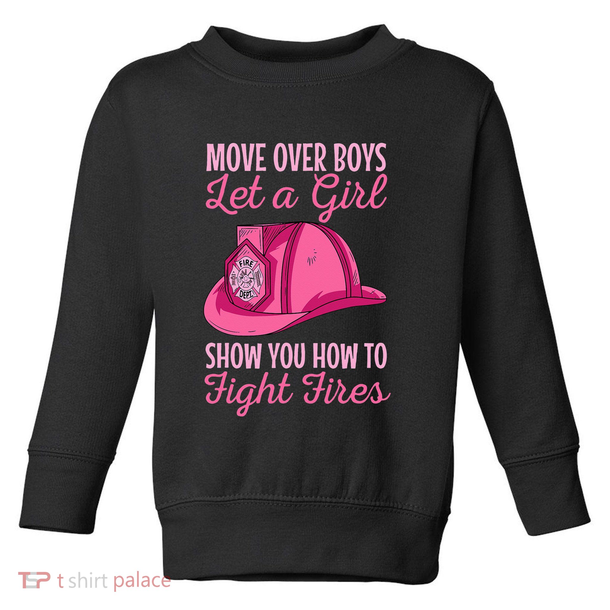 Firewoman Firefighter  Volunteer Firefighting Rescuer Toddler Sweatshirt