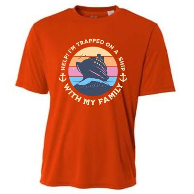 Funny Family Vacation Cruise Ship Trip Gift Cooling Performance Crew T-Shirt