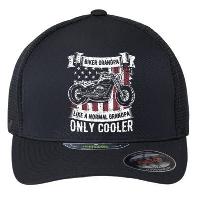 Funny Fisherman Vintage Reel Cool Papa Flexfit Unipanel Trucker Cap