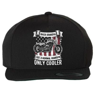 Funny Fisherman Vintage Reel Cool Papa Wool Snapback Cap