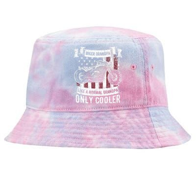 Funny Fisherman Vintage Reel Cool Papa Tie-Dyed Bucket Hat