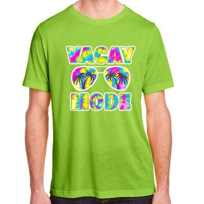 Funny Family Vacation Beach Tie Dye Sunglasses Vacay Mode Cute Gift Adult ChromaSoft Performance T-Shirt