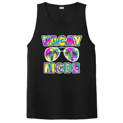 Funny Family Vacation Beach Tie Dye Sunglasses Vacay Mode Cute Gift PosiCharge Competitor Tank