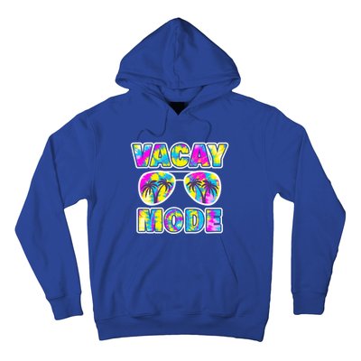 Funny Family Vacation Beach Tie Dye Sunglasses Vacay Mode Cute Gift Hoodie