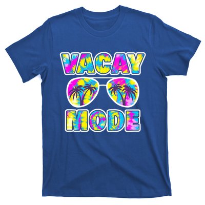 Funny Family Vacation Beach Tie Dye Sunglasses Vacay Mode Cute Gift T-Shirt