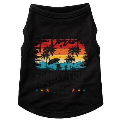 Florida Family Vacation 2025 Trip Summer Vacation Matching Funny Gift Doggie Tank