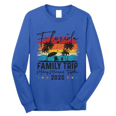 Florida Family Vacation 2025 Trip Summer Vacation Matching Funny Gift Long Sleeve Shirt