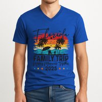 Florida Family Vacation 2025 Trip Summer Vacation Matching Funny Gift V-Neck T-Shirt