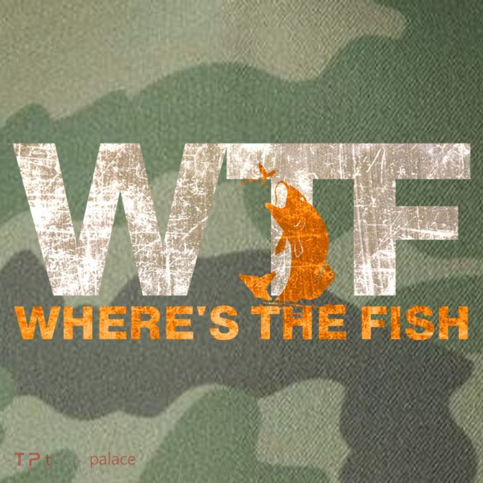 Funny Fishing Wtf Wheres The Fish Fisher Joke Gift Legacy Tie Dye Trucker Hat