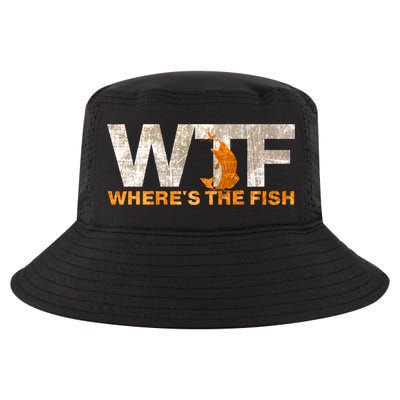 Funny Fishing Wtf Wheres The Fish Fisher Joke Gift Cool Comfort Performance Bucket Hat