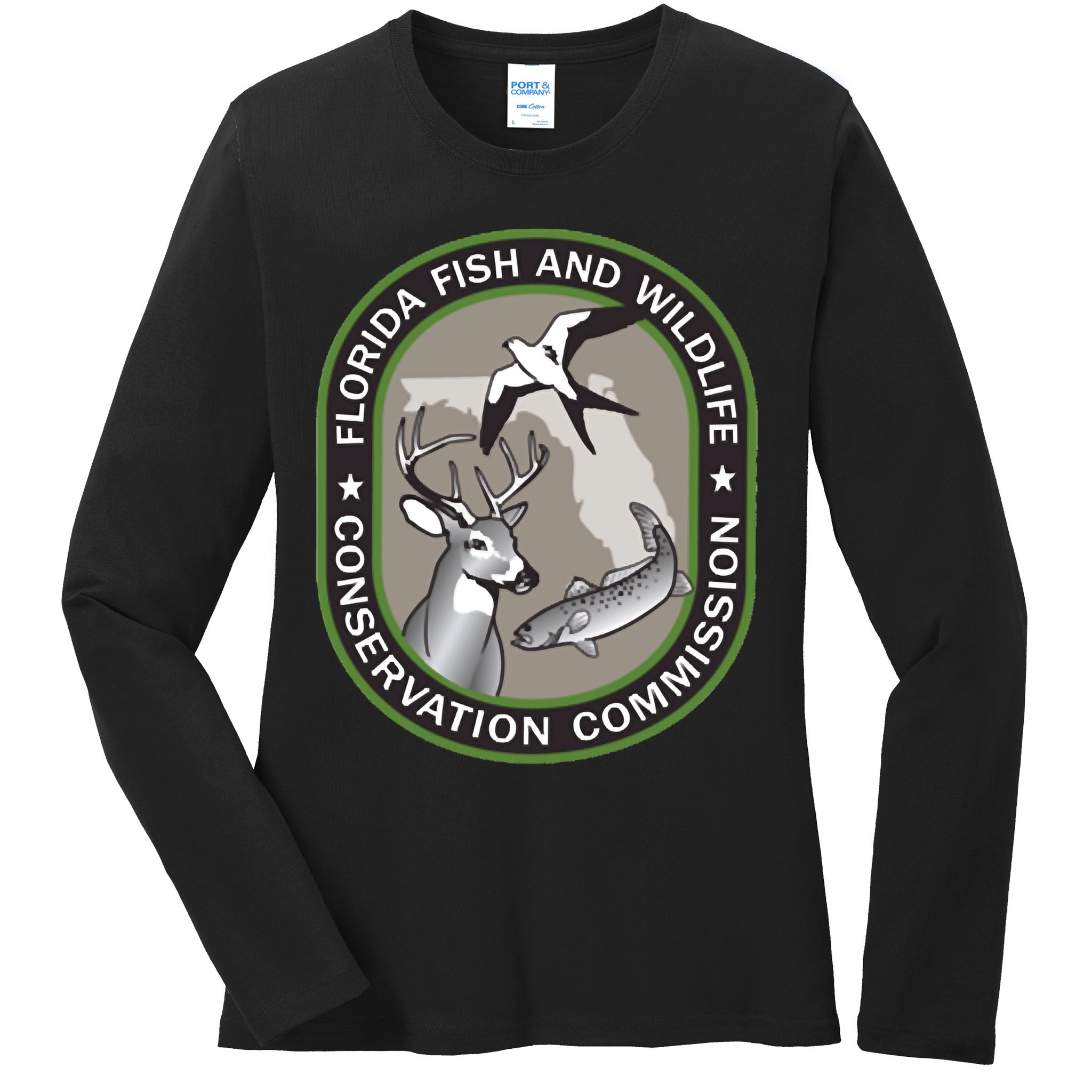 Florida Fish & Wildlife Conservation Commission Ladies Long Sleeve Shirt
