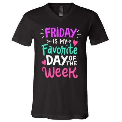 Fridays Favorite Week Gift V-Neck T-Shirt