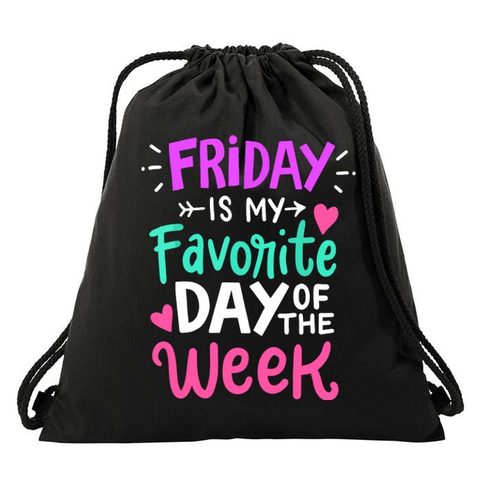 Fridays Favorite Week Gift Drawstring Bag