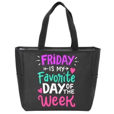 Fridays Favorite Week Gift Zip Tote Bag