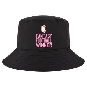 Fantasy Football Winner Gift Unicorn With Football Meaningful Gift Cool Comfort Performance Bucket Hat