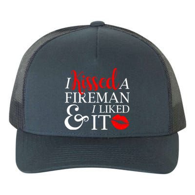 Funny Firefighter Wife Gift Fire Husband Hubby Ladies Gift Yupoong Adult 5-Panel Trucker Hat