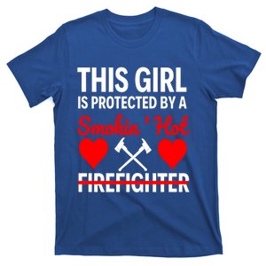 Funny Firefighter Wife Quote Thin Red Line Friend Gift T-Shirt