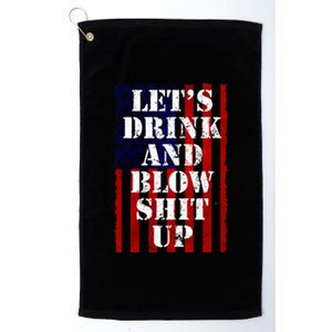 Funny Fireworks Women Day Drinking Platinum Collection Golf Towel