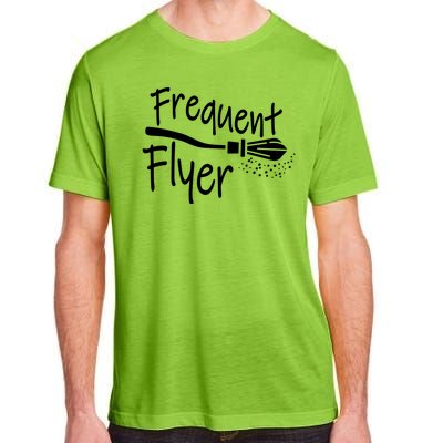 Frequent Flyer Witches Broom Halloween Adult ChromaSoft Performance T-Shirt