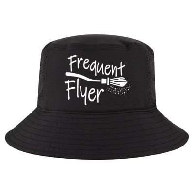 Frequent Flyer Witches Broom Halloween Cool Comfort Performance Bucket Hat