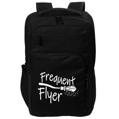 Frequent Flyer Witches Broom Halloween Impact Tech Backpack