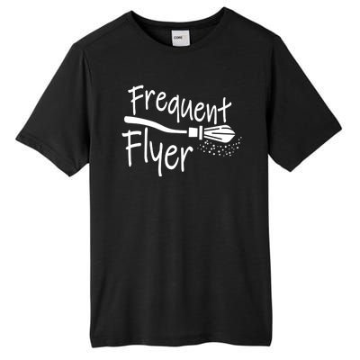 Frequent Flyer Witches Broom Halloween Tall Fusion ChromaSoft Performance T-Shirt