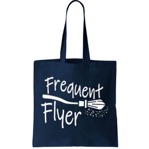 Frequent Flyer Witches Broom Halloween Tote Bag