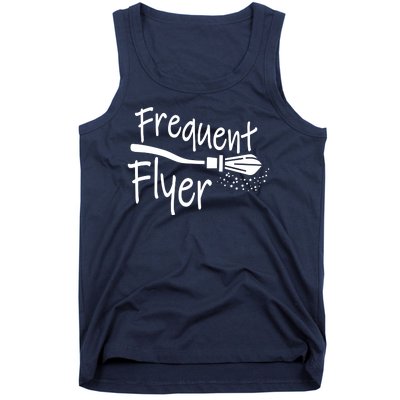 Frequent Flyer Witches Broom Halloween Tank Top