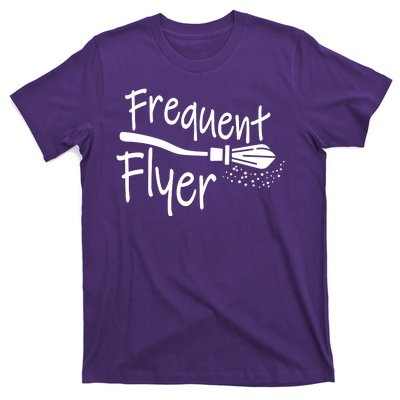 Frequent Flyer Witches Broom Halloween T-Shirt