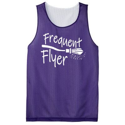 Frequent Flyer Witches Broom Halloween Mesh Reversible Basketball Jersey Tank