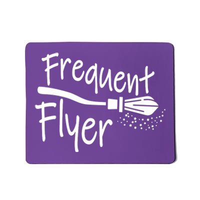 Frequent Flyer Witches Broom Halloween Mousepad