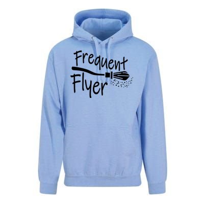 Frequent Flyer Witches Broom Halloween Unisex Surf Hoodie