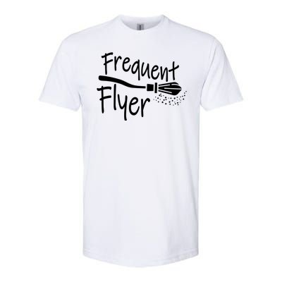 Frequent Flyer Witches Broom Halloween Softstyle CVC T-Shirt