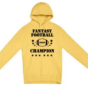 Fantasy Football Winner Champion Cool Gift Premium Pullover Hoodie