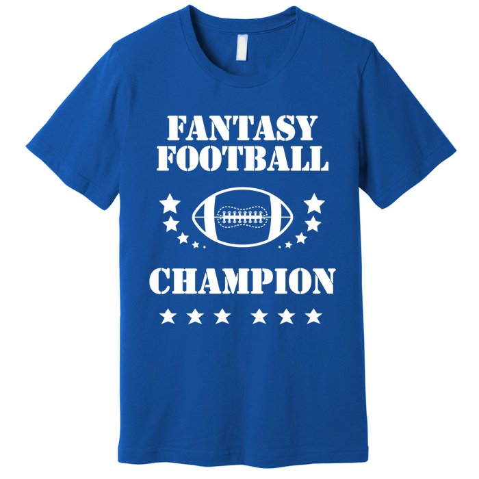 Fantasy Football Winner Champion Cool Gift Premium T-Shirt