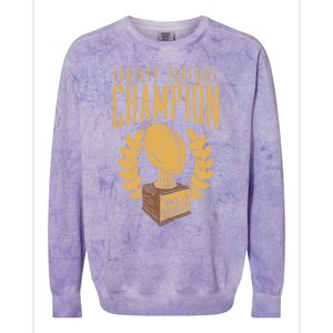 Fantasy Football Winner Cute Gift Colorblast Crewneck Sweatshirt