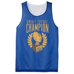 Fantasy Football Winner Cute Gift Mesh Reversible Basketball Jersey Tank