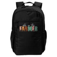 Funny Farmer Wife Dibs On The Farmer Daily Commute Backpack