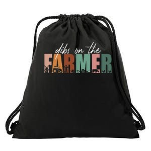 Funny Farmer Wife Dibs On The Farmer Drawstring Bag