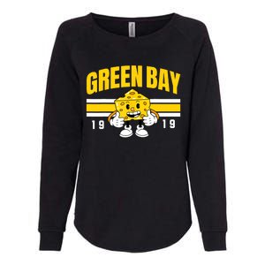 Funny Fan Women Green Bay Wisconsin Cheese Head Gift Womens California Wash Sweatshirt