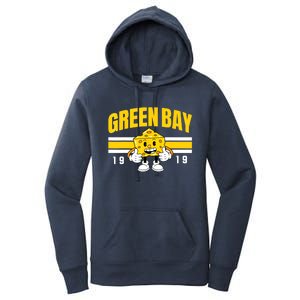 Funny Fan Women Green Bay Wisconsin Cheese Head Gift Women's Pullover Hoodie