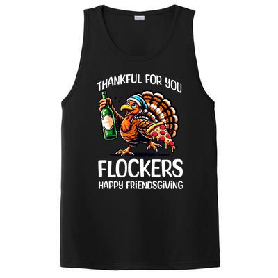 Funny Friendsgiving Women Turkey Friendsgiving PosiCharge Competitor Tank