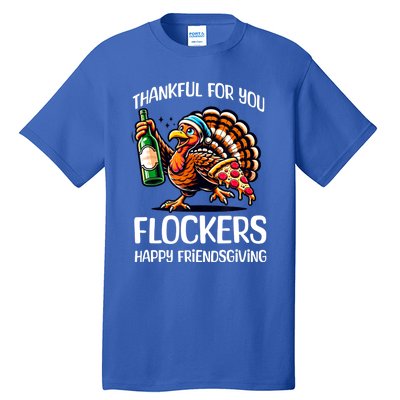 Funny Friendsgiving Women Turkey Friendsgiving Tall T-Shirt