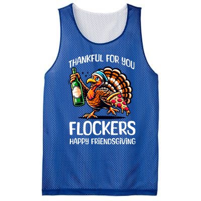 Funny Friendsgiving Women Turkey Friendsgiving Mesh Reversible Basketball Jersey Tank