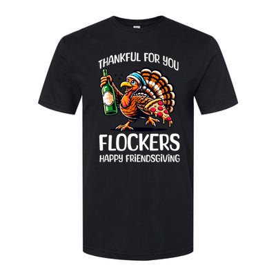 Funny Friendsgiving Women Turkey Friendsgiving Softstyle CVC T-Shirt